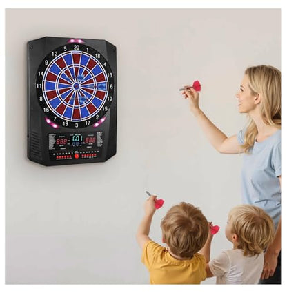 Electronic Dart Board, 13.5" Target Dartboard with 45 Games, 8 Players, LED Scoring, 6 Darts & 50 Tips - Home, Party, Bar Game