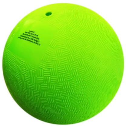 AppleRound 4-Pack of 5 Inch Small Playground Balls for Toddlers Kids with Air Pump - Kickball, Handball for Outdoor Kindergarten Preschool Games - color: Blue, Red, Green, Yellow