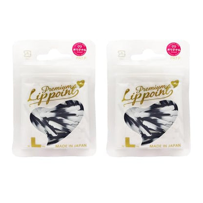 L-style Premium Lippoint - Soft Tip Dart Points - Regular Length - color: Cool Black 2-Tone