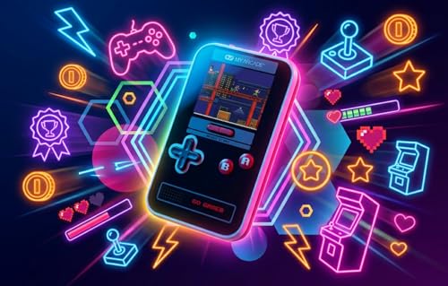My Arcade Go Gamer Classic-RED: Preloaded Console with 300 Games, Full Color 2.5" Screen-Fun for The Whole Family (DGUN-3909) - style: Go Gamer Classic-RED