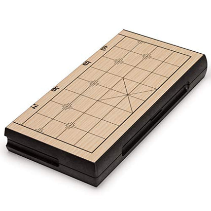 Yellow Mountain Imports Chinese Chess (Xiangqi) Magnetic Travel Set (12.2 Inches) - Compact, Folding Board Game Set - size: 12.5 in