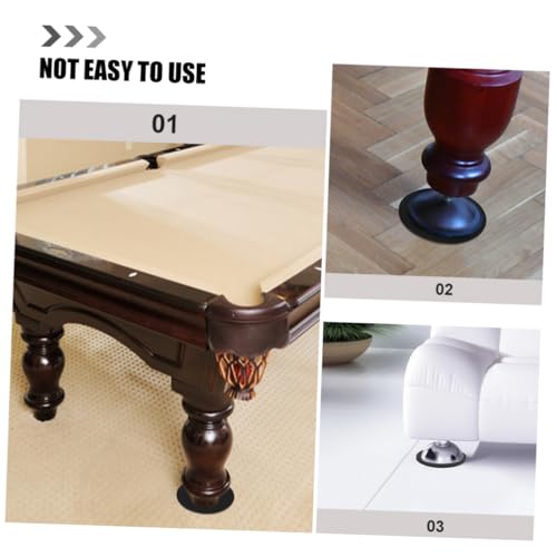 BESPORTBLE Pool Table Leveling Shims 12pcs Billiard Table Leg Pads Eva Furniture Legs Feet Accessories Built God Tough