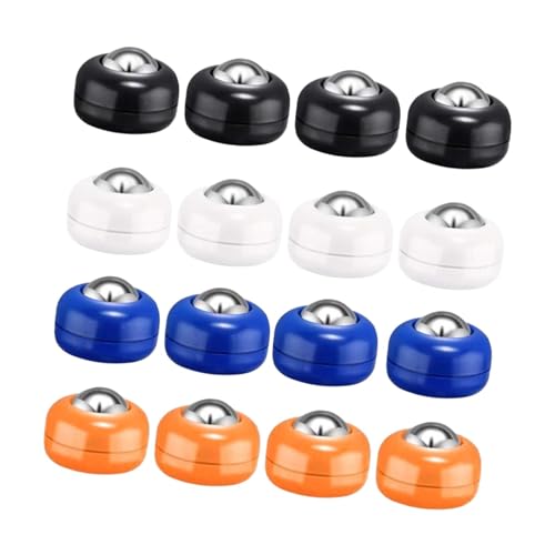 16Pcs Mini Shuffleboard Pucks Shuffleboard Rollers Set 25mm Tabletop Sliding Pucks Shuffleboard Table Pucks for Kids Adults