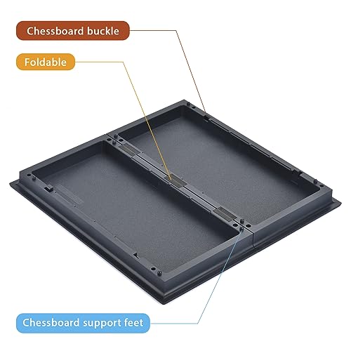 Magnetic Reversi Board Game Set 9.76" with Folding Board Classic Travel Games for Kids and Adults