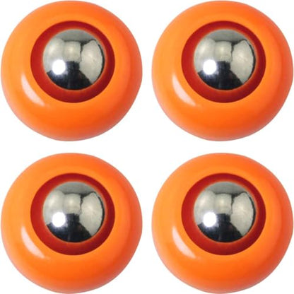 16PCS Mini Shuffleboard Replacement Curling Accessories Red Blue Yellow Orange 4 Each 1x 0.55 inch Pool Bowling Curling Ball Accessories Tabletop Equipment Roller Set