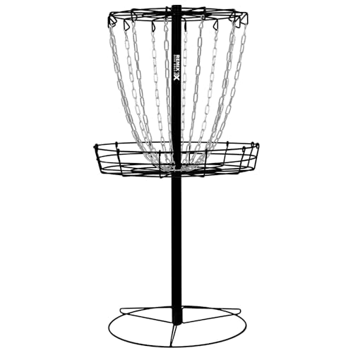 Remix Practice Basket for Disc Golf - Choose Your Color and Style - style: Single Chain - Black
