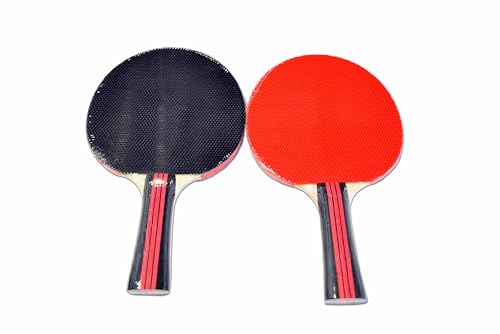 HAN'S DELTA Ping Pong Paddle Sets - 2 or 4 Player Table Tennis Paddles, Pingpong Balls & Net - Table Tennis Equipment & Ping Pong Accessories - style: Premium Set (2 Paddles+3 Balls+Retractable Net)