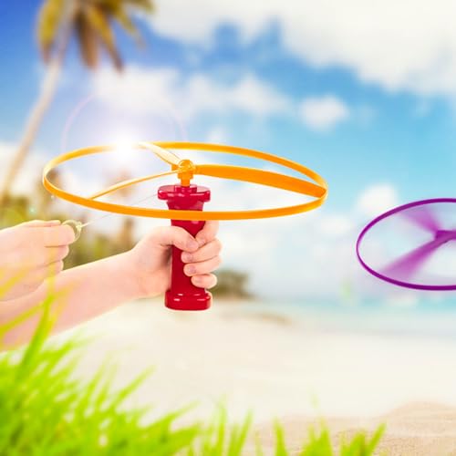 Battat – Flying Disc Toy – 2 Launchers & 4 Discs – Helicopter Playset – Outdoor Toys for Summer – 3+ Years– Skyrocopter