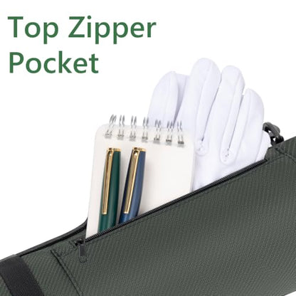 AKOZLIN Lightweight Golf Sunday Bag Golf Travel Carry Bag 3-6 Clubs Foldable Small Golf Bag with Shoulder Strap Black - color: Green