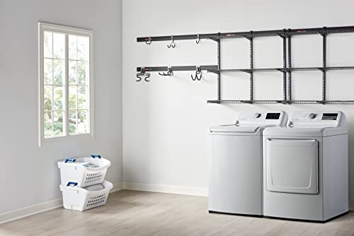 Rubbermaid FastTrack Utility Hook Garage Wall/Tool Hanger Wall Mount and Heavy Duty Tool Hanger for Home/Garage/Wall/Shed Organization - style: Utility-Hook