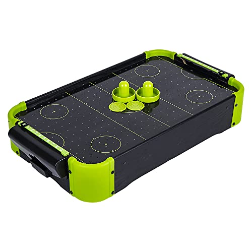 20"x12.25" NEON Wooden Tabletop AIR Hockey Game