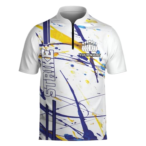Personalized Custom Jersey for Men, Uniform Shirt for Bowling Team Gift - color: D10