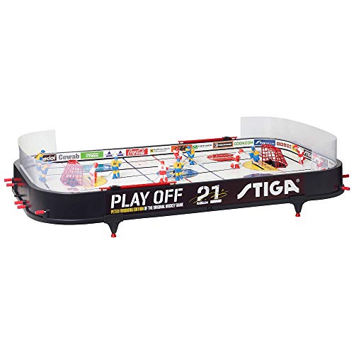 Stiga Tabletop Ice Hockey Game Play Off 21 Sweden-Canada,Black/White,96 x 50 cm | Tabletop