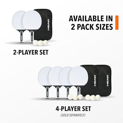 Rubberized Outdoor TT Paddles 2 Pk & Balls