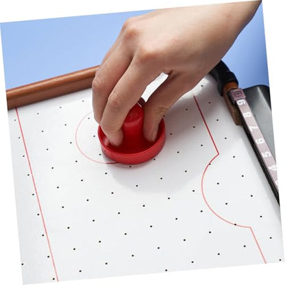 Air Hockey Pushers and Pucks Plastic Replacement Accessories for Standard Table Hockey Game Use High Impact Resistance
