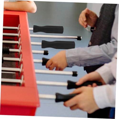 Outanaya 6pcs Non-Slip Foosball Handles Replacement for Table Soccer Durable Grip Design for Enhanced Play Easy Installation Compatible with Standard Foosball Tables