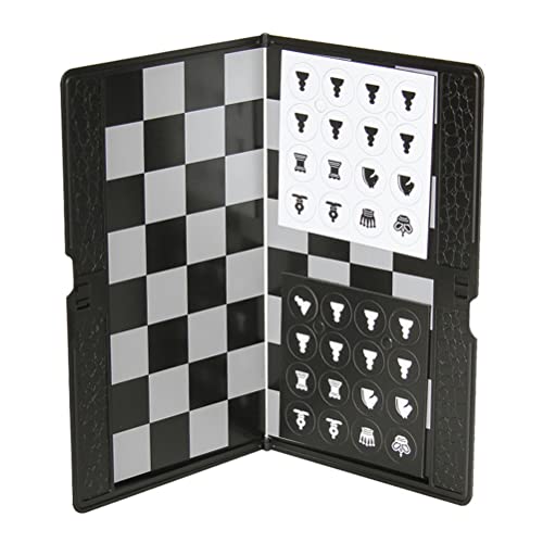 Magnetic Travel Chess Set Lightweight Portable Chess Board Game for Adults and Kids, for Travel and Family Fun, PocketSized Set with Magnetic Pieces