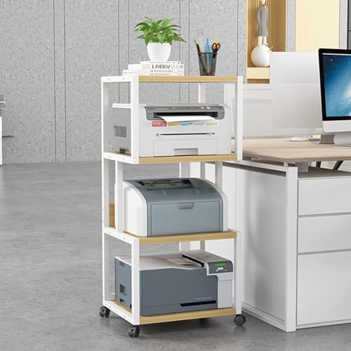 AV Media Cabinet Stand Component Cabinet 4 Tiers, Gaming TV Cabinet and Stereo Rack, CD Player Stand, for Home/Office/Audio Video/DJ/Theater (Color : Style-1, Size : 50x40x108cm) - color: Style-1