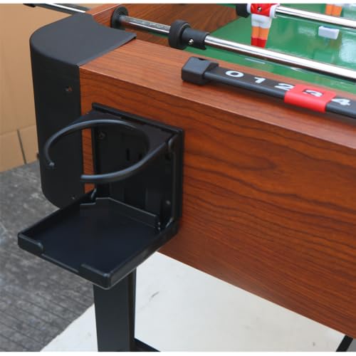 Virubi Foosball Table, 48 Inch Soccer Game Table with Adjustable Weight, Steel Sporty Design Football Table for Kids Adult Family Indoor Games