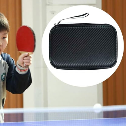 Colaxi Hard Shell Pong Paddle Case, Table Tennis Paddle Storage Bag Waterproof Protector Carrier Holder Racket Protective Cover