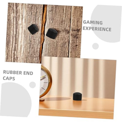 Abaodam 10Pcs Foosball Table Rod End Caps Plastic Safety Covers for Player Protection Durable Construction Reliable Fit for Soccer Table Accessories