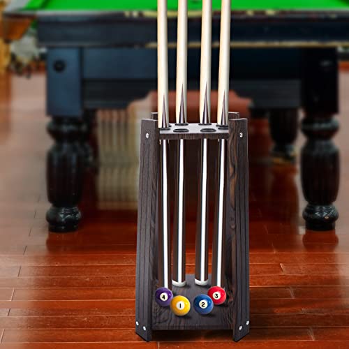 8 Holes-Pool Cue Rack Holder Billiards Stick Stand Floor Stand Pool Stick Holder Use for Golf Club Fishing Rod Billiard Poles, Club Organizer Display Stand - style: style 5