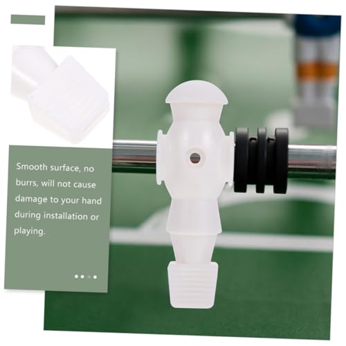 PRETYZOOM 5Pcs Table Football Players Replacement Figurines Resin Foosball Men Accessories for Tabletop Game Football Machine Parts