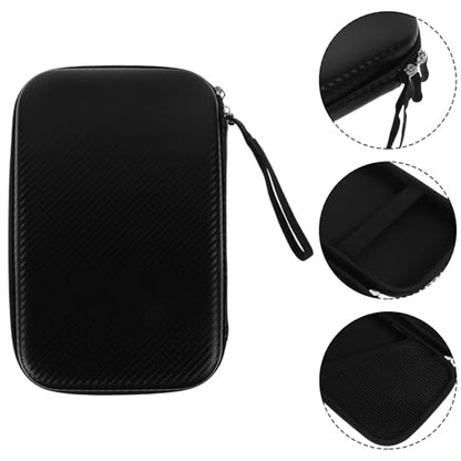 Cabilock Table Tennis Racket Case Hard Shell Protective Storage Bag with Fixed Compartment for Paddle and Ball, Portable Ping Pong Paddle Holder Suitable for Table Tennis Players