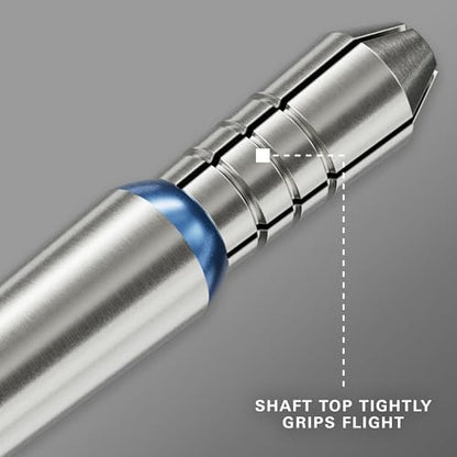 Target Darts Phil Taylor Gx2 Raw Power Titanium Dart Shaft, Short/Intermediate/Medium | Player Edition Aluminium Shafts, 2BA Thread, Professional Dart Accessories - size: Short (22.4mm)