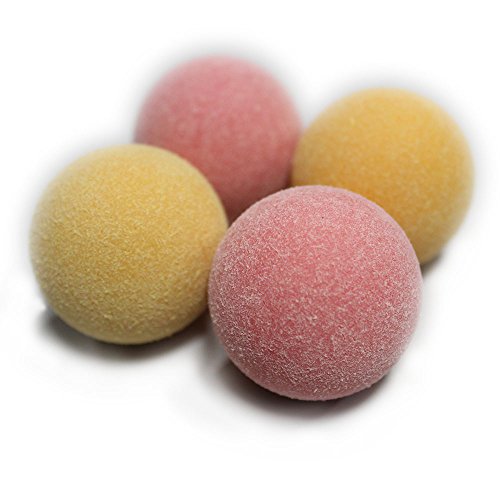 Tornado Official Foosballs Tournament Table Soccer Balls - Made in The USA - Commercial Quality - Play Like The Pros - color: Pink and Yellow, size: 4 Balls