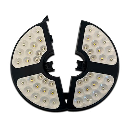 Disc Store Disc Golf Basket Light - Water-Resistant Disc Sports Golf Hole Lights with Stepless Dimming, White LED & Yellow Natural Lights, Up to 72-Hour Runtime