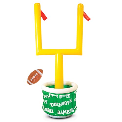 Beistle 50083 1-Pack Inflatable Goal Post Cooler with Football for Parties, 28-Inch Width by 6-Feet 2-Inch Height - style: Goal Post Cooler w/Football