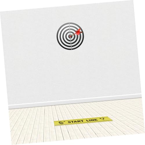 UKCOCO Dart Throwing Line Floor Markings Notice Line for Floor Marker Throwing Notice Marker Game Supplies