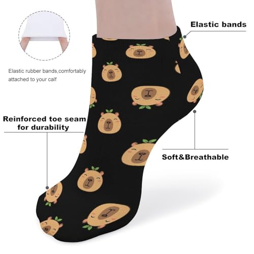 5 Pairs Women’s Low Cut Ankle Socks, Soft Athletic No Show for Running Yoga Daily Wear - color: Picture (20)