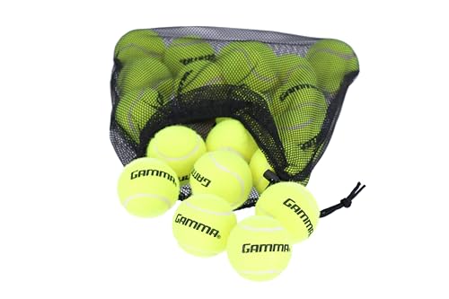 Gamma Sports Pressureless Tennis Balls Box - Ideal for Practice, Teaching, and Training with High-Visbility Felt - Indoor and Outdoor Court Play - 48 and 75 Pack Sizes - size: New Bag of 20