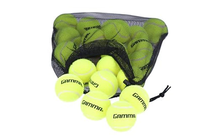 Gamma Sports Pressureless Tennis Balls Box - Ideal for Practice, Teaching, and Training with High-Visbility Felt - Indoor and Outdoor Court Play - 48 and 75 Pack Sizes - size: New Bag of 20