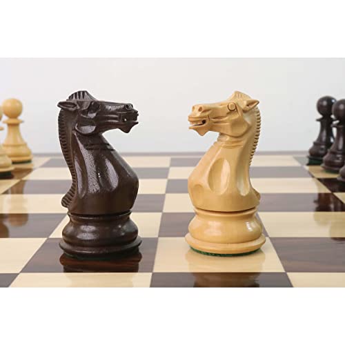 RoyalChessMall -4.1" Pro Staunton Wooden Chess Pieces Only Set - Weighted Rosewood - style: Rosewood