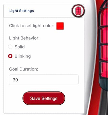 Baseball Run Light Black Lights red When Your Team Scores. All 31 Teams Linked to & Compatible with All Stadium Scoreboard Systems. Use with Any Mobile Device or Desktop pc on WiFi Network - style: Baseball Goal Light