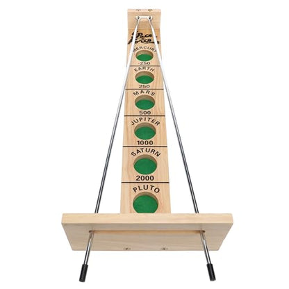WE Games Shoot the Moon - Classic Solid Wood Rolling Ball Game for Family Fun & Skill Building, Enhances Social Skills, Patience & Perseverance - size: 1 unit