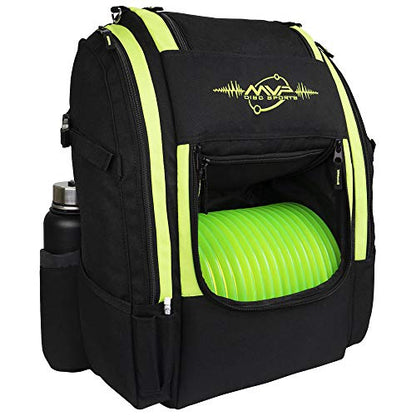 MVP Disc Sports Voyager Lite Backpack Disc Golf Bag (Choose Your Favorite Color) - color: Lime