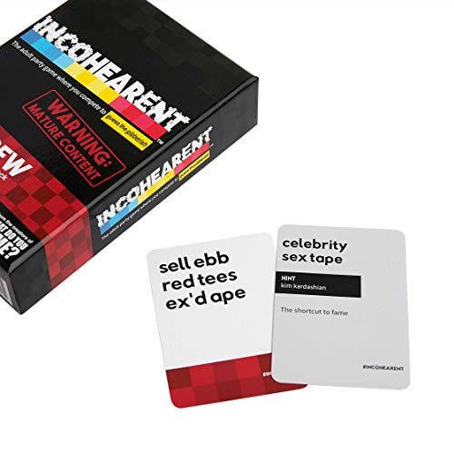 WHAT DO YOU MEME? Incohearent Expansion Pack NSFW Edition By Relatable, Designed to Add On to Incohearent Core Game, Funny Card Game for Adults, Good for Party Games, Includes 180 Cards - style: NSFW Expansion Pack