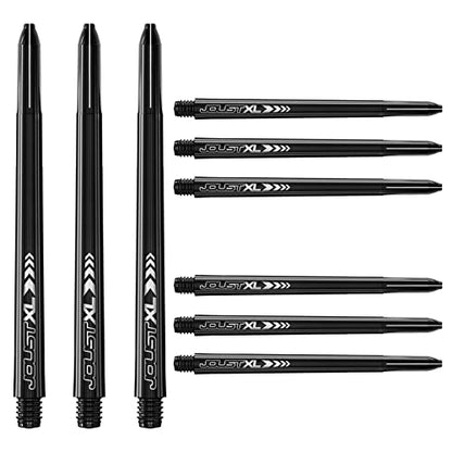RED DRAGON Luke Humphries Joust XL Dart Shafts - Extra Long Nylon Dart Stems for Stable Flight & Consistent Trajectory, 9 Shafts (3 Sets)