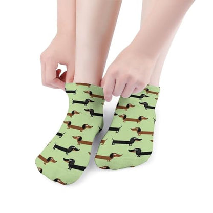 5 Pairs Women’s Low Cut Ankle Socks, Soft Athletic No Show for Running Yoga Daily Wear - color: Picture (17)