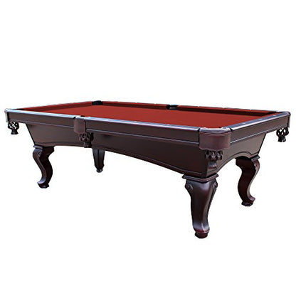 Championship Saturn II Billiards Cloth Pool Table Felt - color: Red, size: 7-Feet