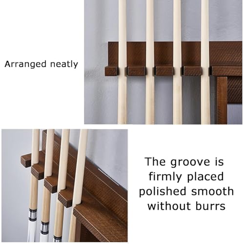Freestanding Billiard Cue Rack, Pool Stick Holder With Anti-slip Base, Stable Load-bearing and Capacity To Hold Up To 18 Balls, Effectively Prevent Club Deformation and Save Space, for Game Room