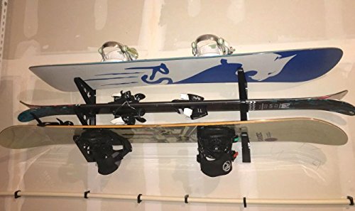 StoreYourBoard Trifecta Wall Rack, Multi-Purpose Home Storage Mount and Gear Holder