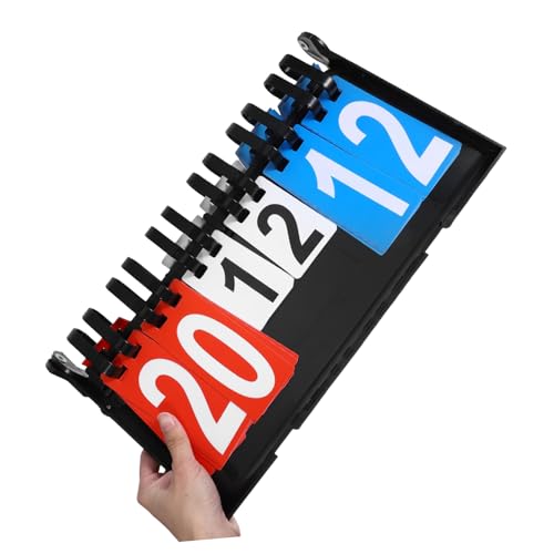 BESPORTBLE Portable Basketball Board Flip Scorekeeper for Soccer Tabletop Scoreboard Two- Display