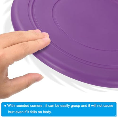 PATIKIL Flying Disc, Flying Discs Soft Waterproof for Dog Outdoor Playing Sport Game - color: Purple