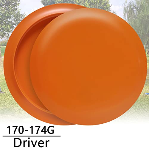 GOOSO Disc Golf Set 6 Discs Only for Outdoor and Backyard | Driver, Mid-Range and Putter Discs for Comfortable Plastic - style: 6 pc
