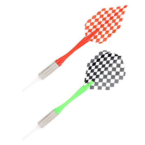 Asixxsix Electronic Dartboard, Automatic Scoring Soft Tip Board Set with LCD Display Sound Reminding for Home Office Public Places